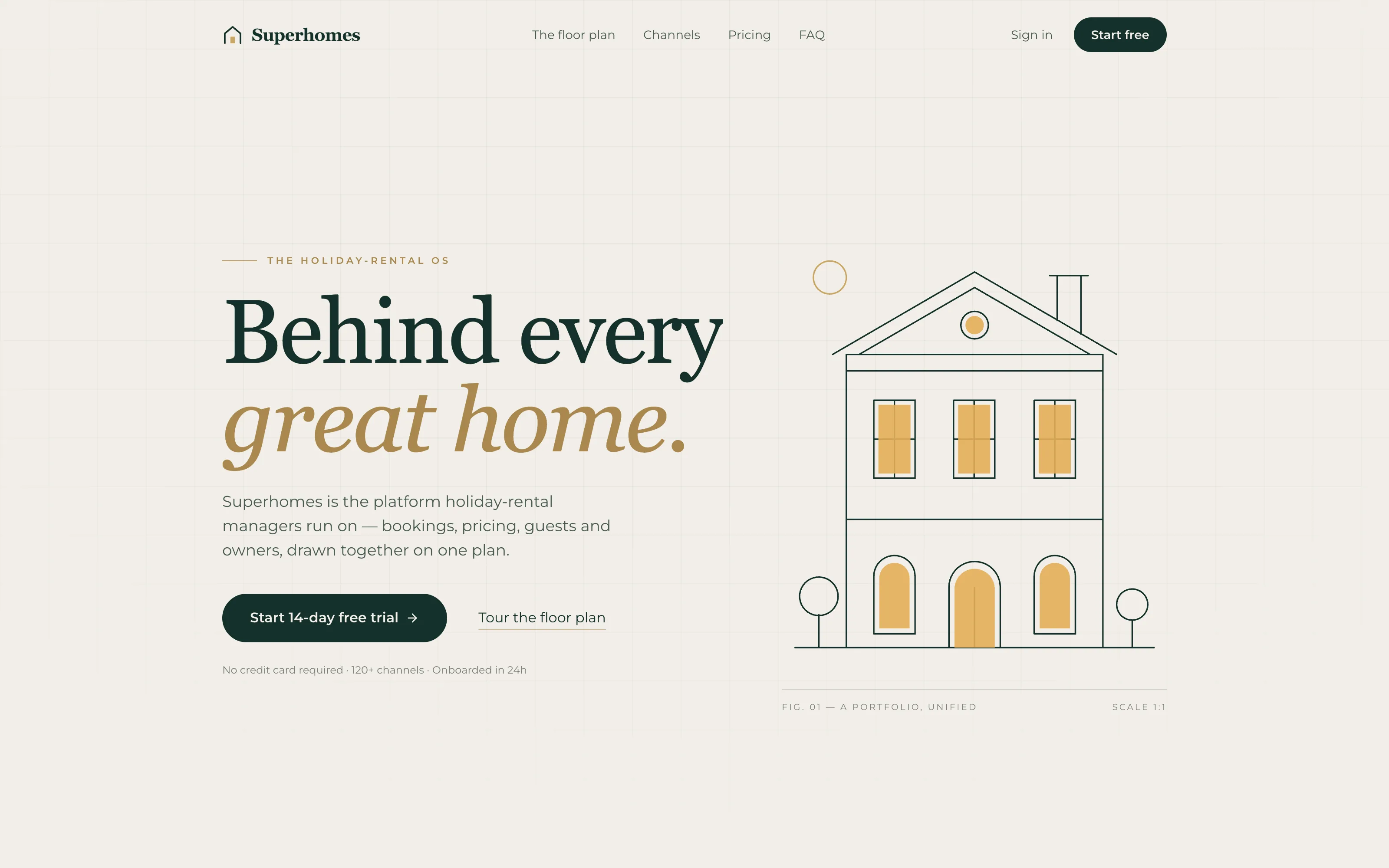 Superhomes website preview